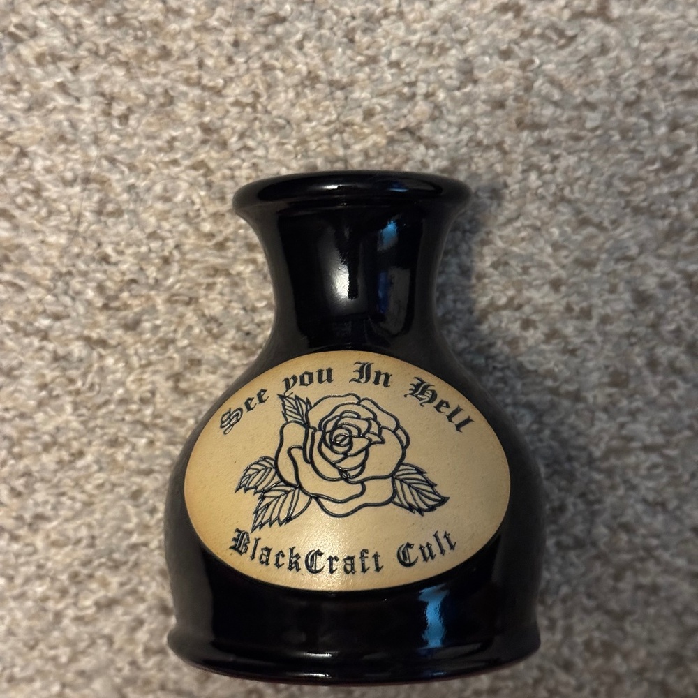Small BCC  'see you in hell' Vase